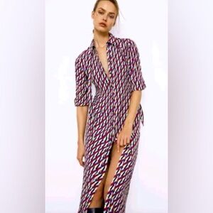 Zara Multi-color geometry dress